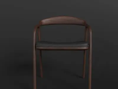 wooden chair Free 3D model get