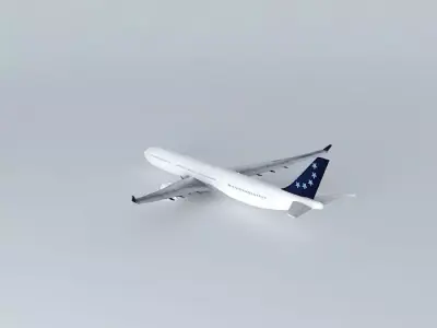 HiFly Airlines Airbus A330 200/300 Free 3D model