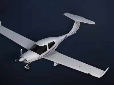 Diamond DA40 3D model