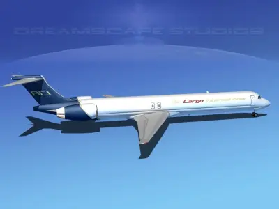 Douglas MD-80 Air Cargo Intl 3D model