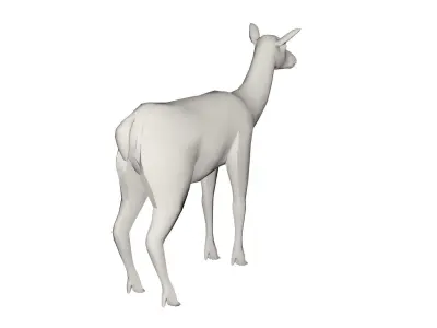 Deer wild animal 3D model