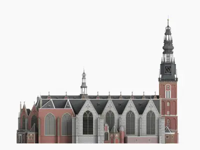 Oude Kerk 3D model