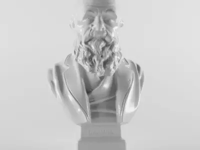 Charles Robert Darwin 3D print model