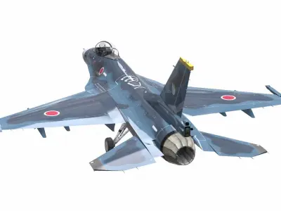 AirCraft 02 - fighter 3D model
