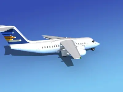 BAe 146-200 Ansett 3D model