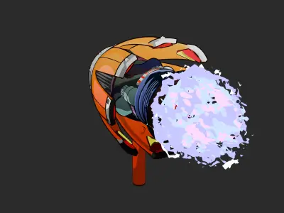 Kirby Jet Hammer 3D model