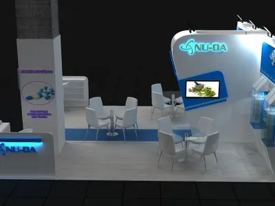 3D Exhibition Stand 1 3D model