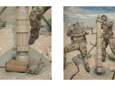 FERRO CONCEPTS ROLL1 Low-poly 3D model