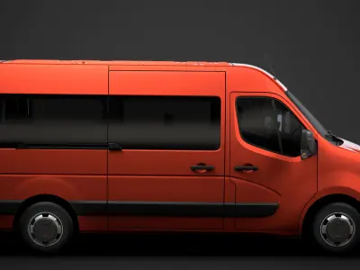 Nissan NV 400 L2H2 WindowVan 2020 3D model