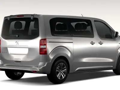 Peugeot Traveller L2 2017 3D model