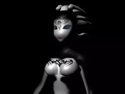 Ariel Bold the Mermaid 3D model