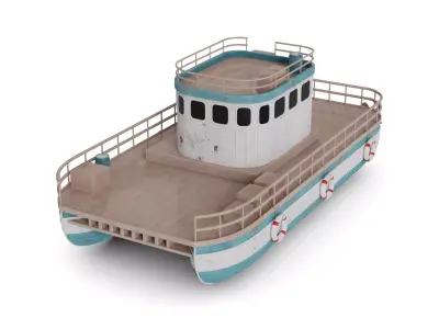 Leisure Pontoon 3D model