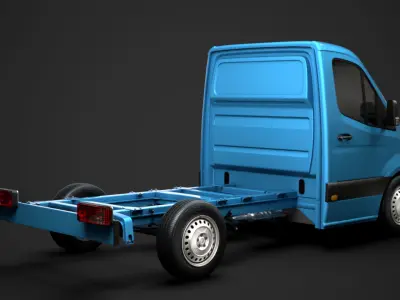 Freightliner Sprinter Chassis Single Cab L1 FWD 2020 3D model