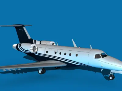Embraer Praetor 500 V04 3D model