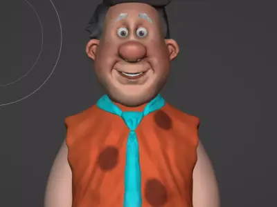 flintstones bust 3D model