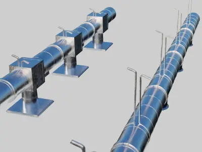 building air ventilation 3D model