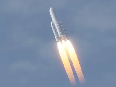 Rocket Jet Engine Effect 3D model