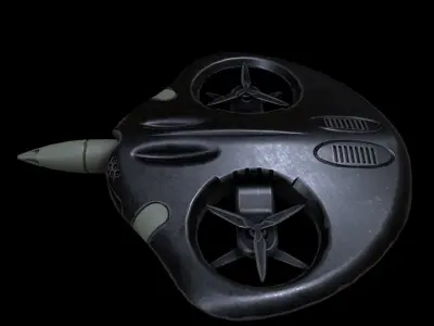 Manta Ray Suicide Drone  3D model