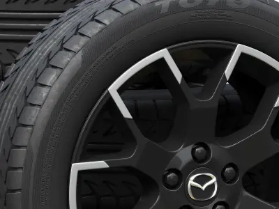 Mazda wheels 3D model