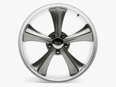 Rocket Racing Booster Wheel 3D model