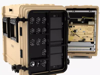 Small Form Factor Command Control SFF C2 Node Low-poly 3D model