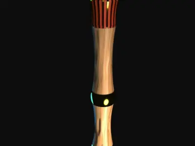Aghanim scepter  Low-poly 3D model
