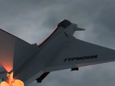 Ultimate Eurofighter Typhoon Jet 3D model