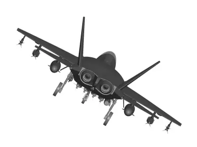 KAI KF-21 Boramae 3D model