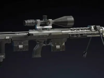 DSR Precision Low Poly Realistic Low-poly 3D model