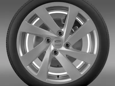 Seat Mii wheel 3D model