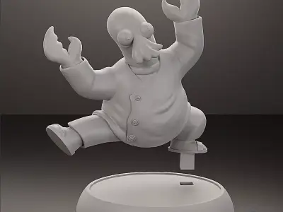 Dr Zoidberg - stl Pre-supported  3D print model