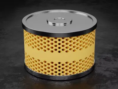 Car Filter Type N 3D model