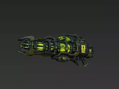 Venom Strike Gun 3D model