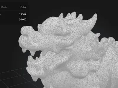 Jade Imperial Guardian Lion 3D model