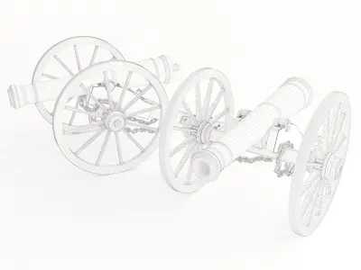 Cannon 02 01 3D model