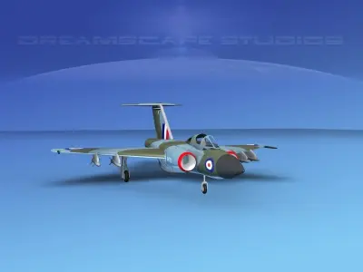 Gloster F-9 Javelin V01 3D model