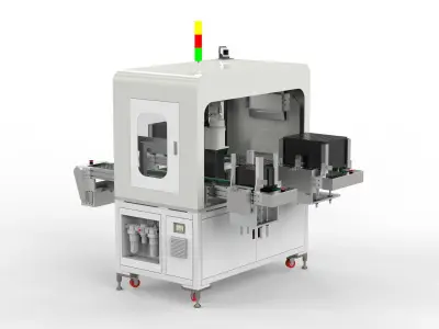 Automatic Mobile Phone Accessories Feeding Machine 3D model