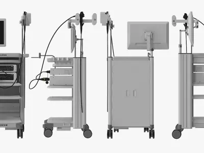 Fujifilm Electronic Video Endoscope System 3D model