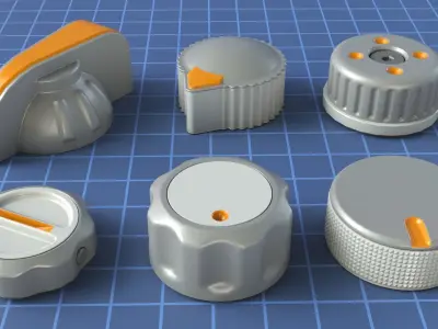 Industrial Kitbash - 9 - 156 pieces 3D model