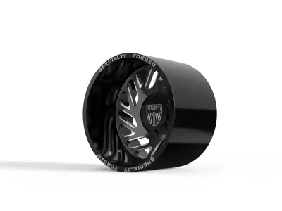 REAR SPECIALITY FORGED D015 WHEEL 3D MODEL 3D model