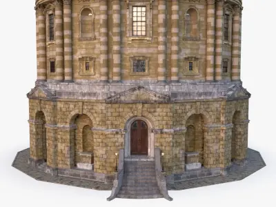 Oxford England Library 3D model