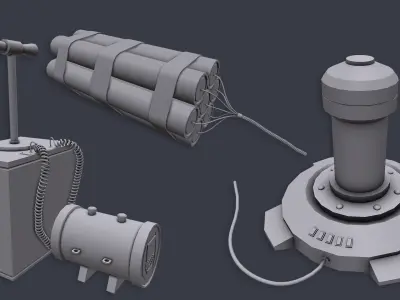 Bomb Base Mesh 3D model