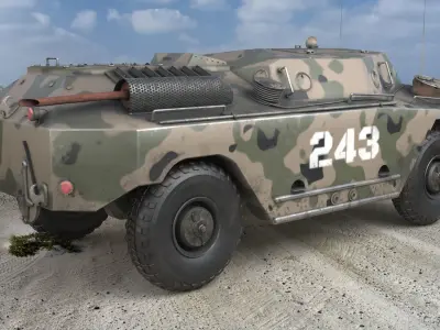 FUG OT 65 Camouflage Vray 3D model