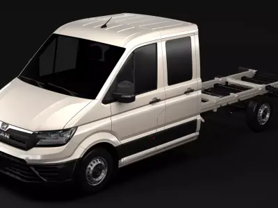 MAN TGE Chassi DoubleCab L3 2017 3D model