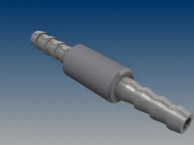 hose adapters for air and water 3D model