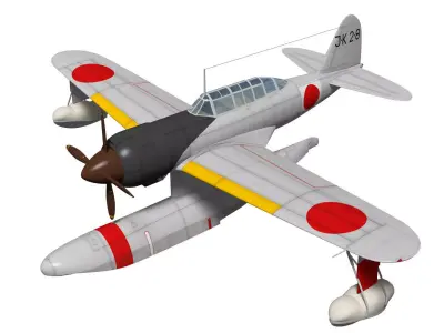 Kawanishi E15K Shiun Norm 3D model