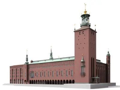Stockholm City Hall 3D model