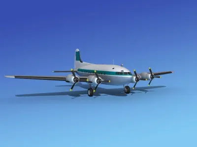 Boeing B307 Stratoliner Corporate 3 3D model