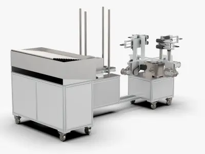 Automatic Pipe Bending Machine 3D model