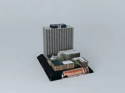 Executive Building Free 3D model